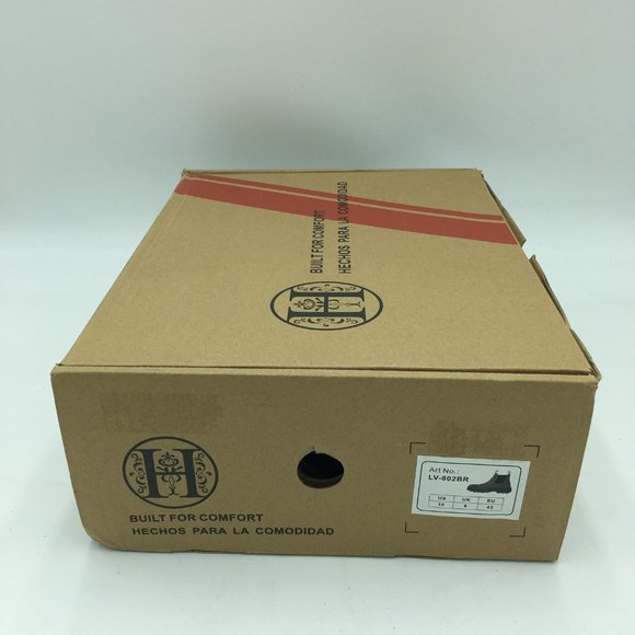 Mens' Slip-On Light Leather Work Boots - LV802 - Picture 4 of 4